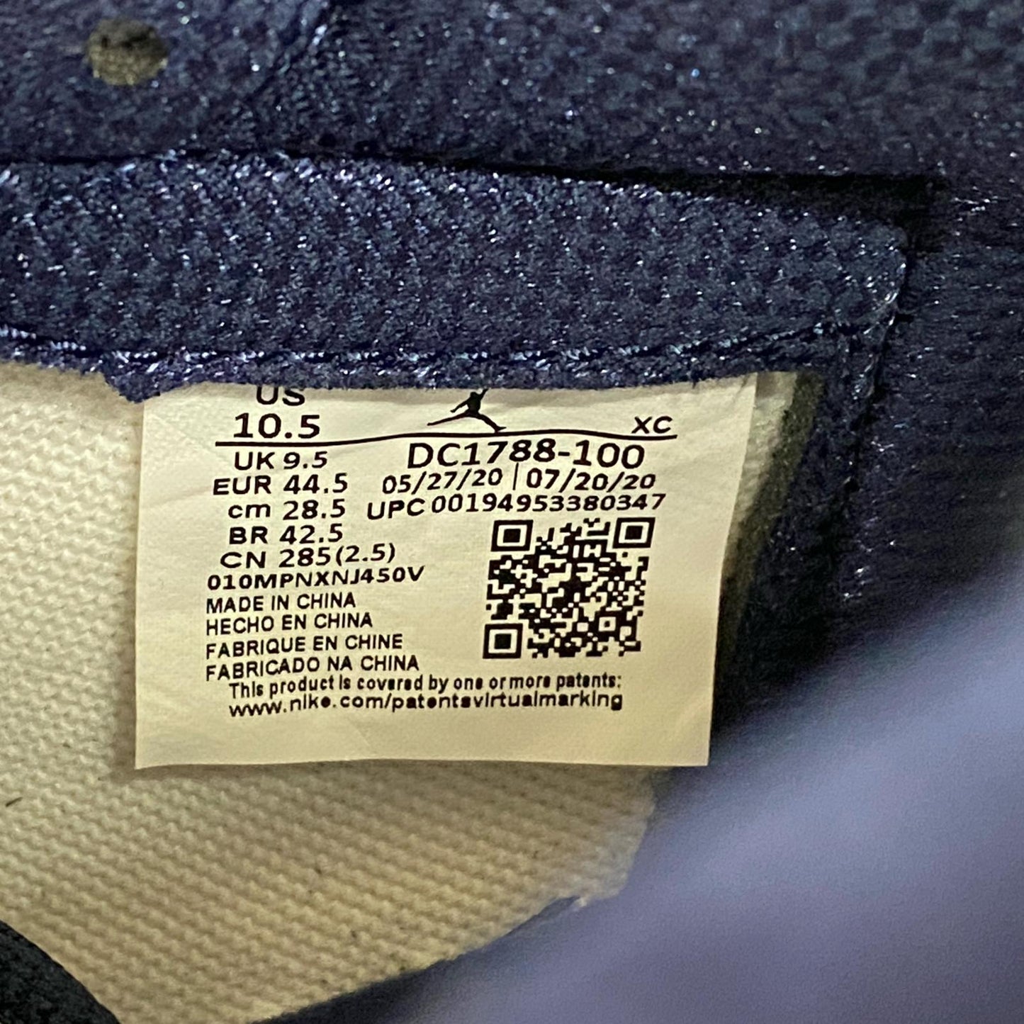 NIKE | ナイキ Air Jordan 1 High OG CO.JP スニーカー DC1788-100 ネイビー【加古川店】