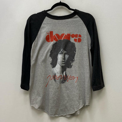 the doors:jim morrison 長袖Ｔシャツ グレー サイズ：L【加古川店】