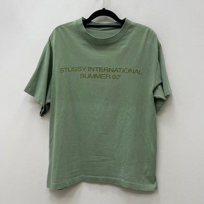 STUSSY | ステューシー international summer 92 半袖Ｔシャツ ライトグリーン【加古川店】