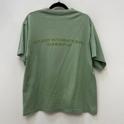 STUSSY | ステューシー international summer 92 半袖Ｔシャツ ライトグリーン【加古川店】