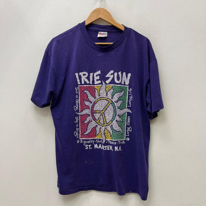 VINTAGE衣料 | ヴィンテージイリョウ irie sun:st.maarten 半袖Ｔシャツ パープル サイズ：XL【加古川店】