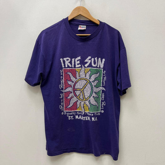 VINTAGE衣料 | ヴィンテージイリョウ irie sun:st.maarten 半袖Ｔシャツ パープル サイズ：XL【加古川店】