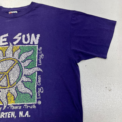 VINTAGE衣料 | ヴィンテージイリョウ irie sun:st.maarten 半袖Ｔシャツ パープル サイズ：XL【加古川店】