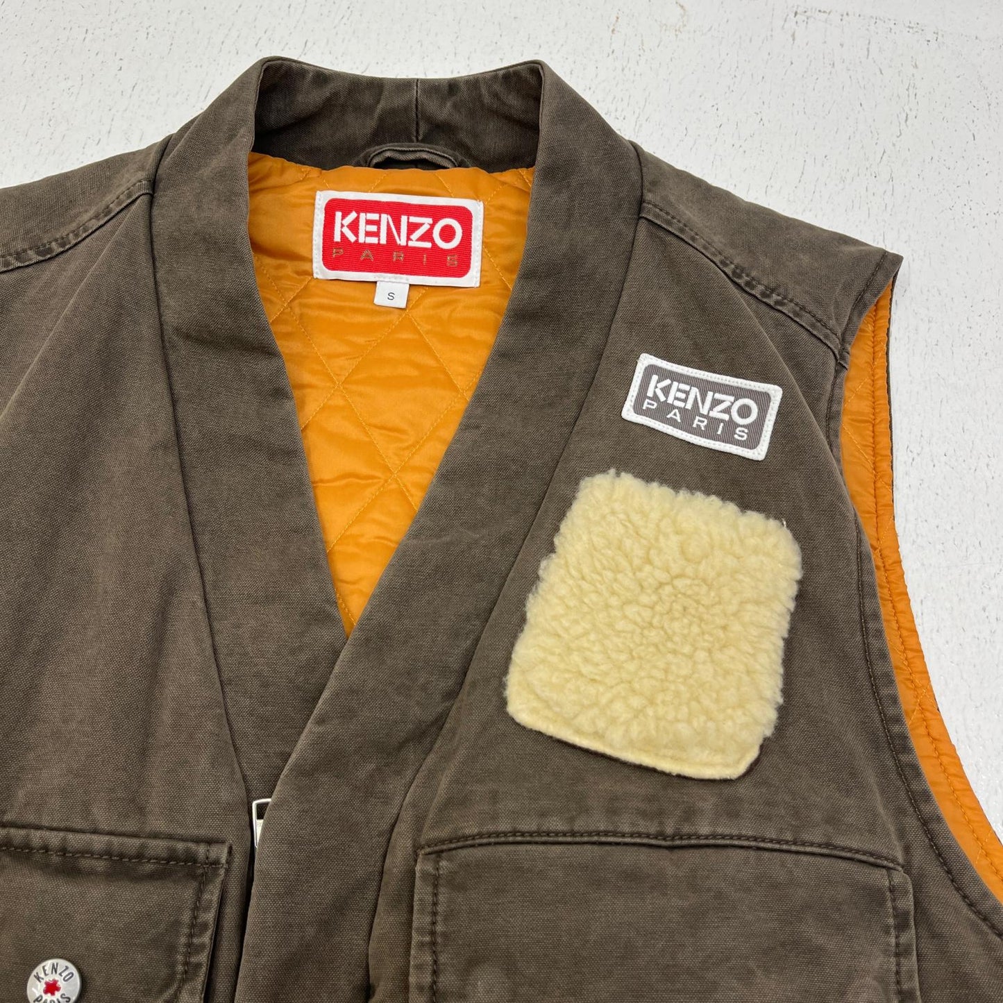 KENZO | ケンゾー ベスト FE65VE0089GK ブラウン サイズ：S【加古川店】