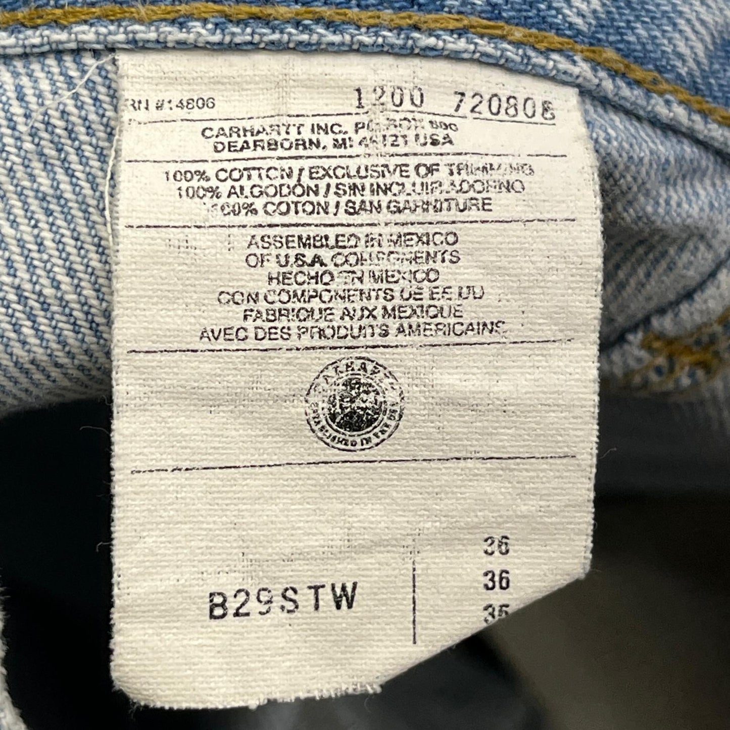 Carhartt | カーハート ショートパンツ インディゴ【加古川店】