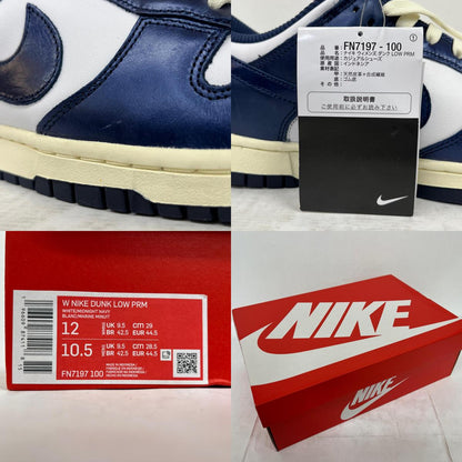 NIKE | ナイキ Women's Dunk Low PRM スニーカー Fn7197-100 ネイビー【加古川店】