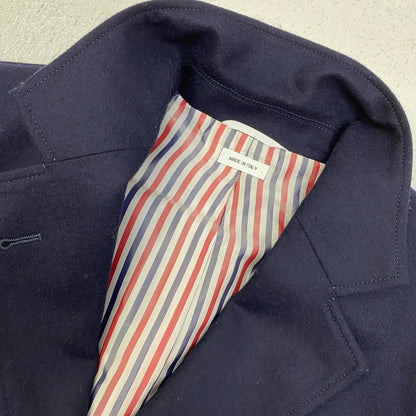 THOM BROWNE. | トムブラウン Flannel 4-Bar Sack Overcoat その他アウター FOC293A-06393-415 ダークネイビー サイズ：40【加古川店】