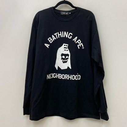 A BATHING APE | アベイシングエイプ BAPE×NBHD/L/S TEE 長袖Ｔシャツ 001LTK731904C ブラック サイズ：XXL【加古川店】