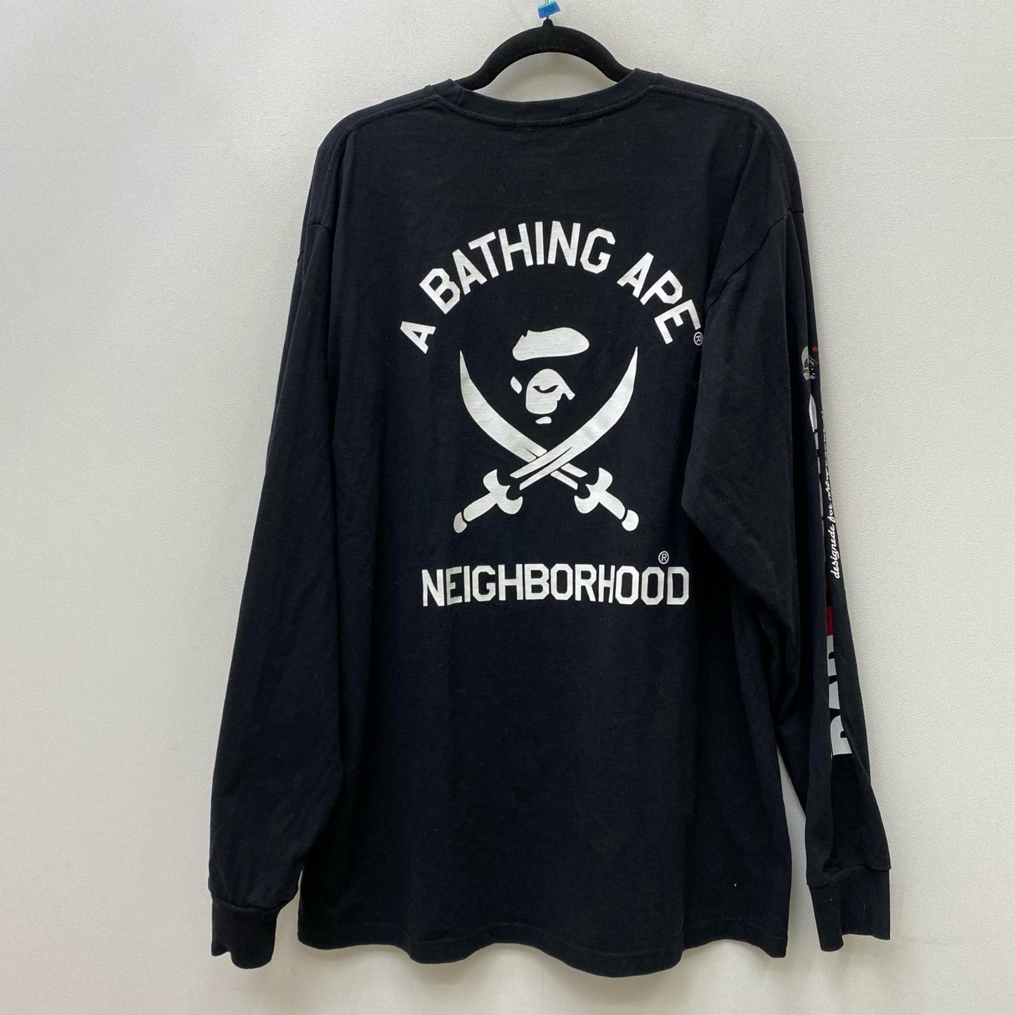 A BATHING APE | アベイシングエイプ BAPE×NBHD/L/S TEE 長袖Ｔシャツ 001LTK731904C ブラック サイズ：XXL【加古川店】