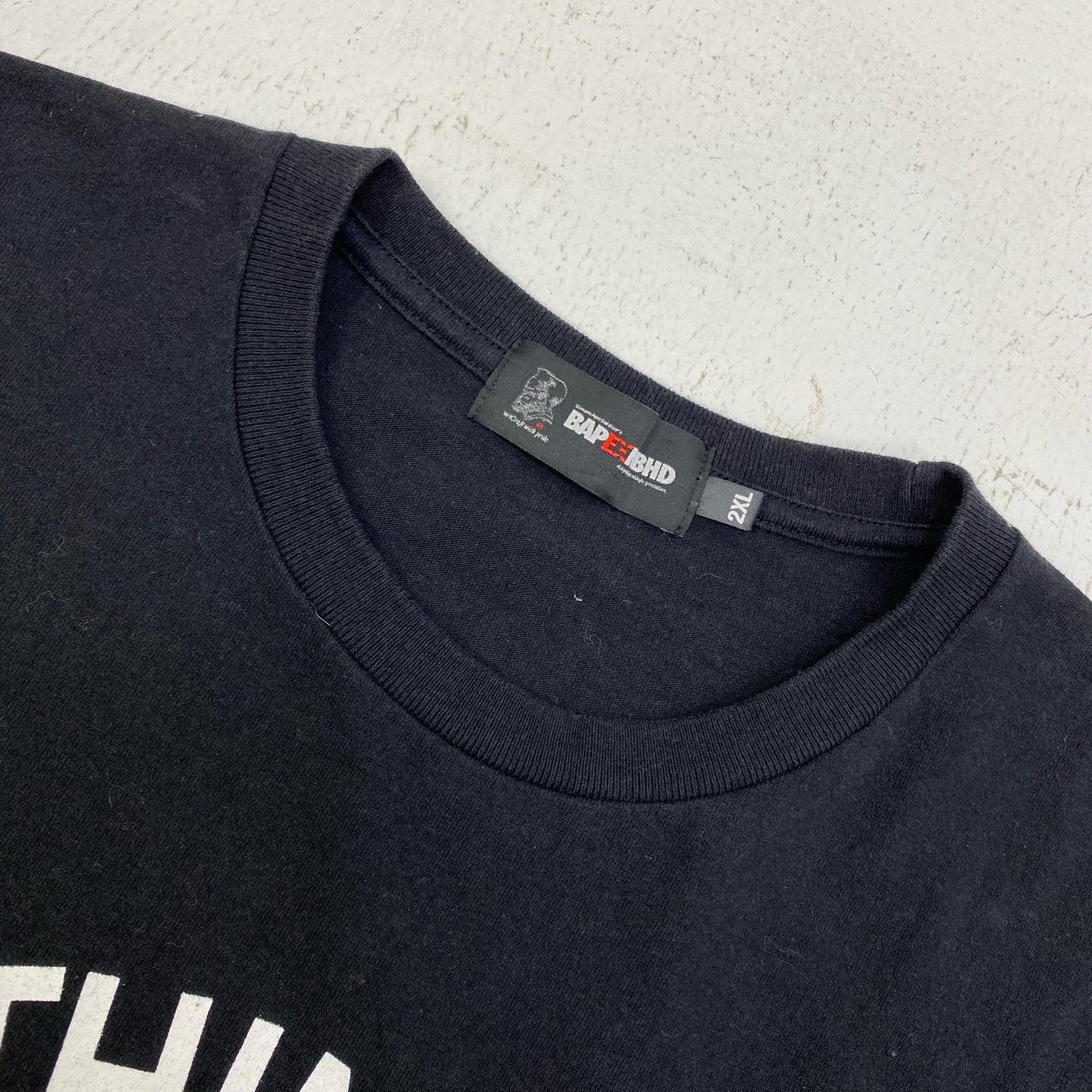 A BATHING APE | アベイシングエイプ BAPE×NBHD/L/S TEE 長袖Ｔシャツ 001LTK731904C ブラック サイズ：XXL【加古川店】