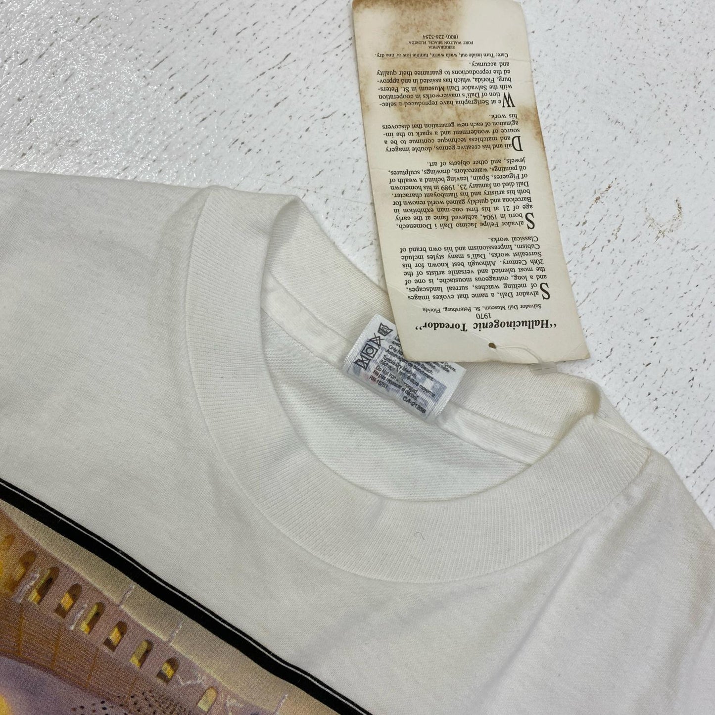 VINTAGE衣料 | ヴィンテージイリョウ salvador dali USA製 幻覚剤的闘牛士 長袖Ｔシャツ サイズ：M【加古川店】