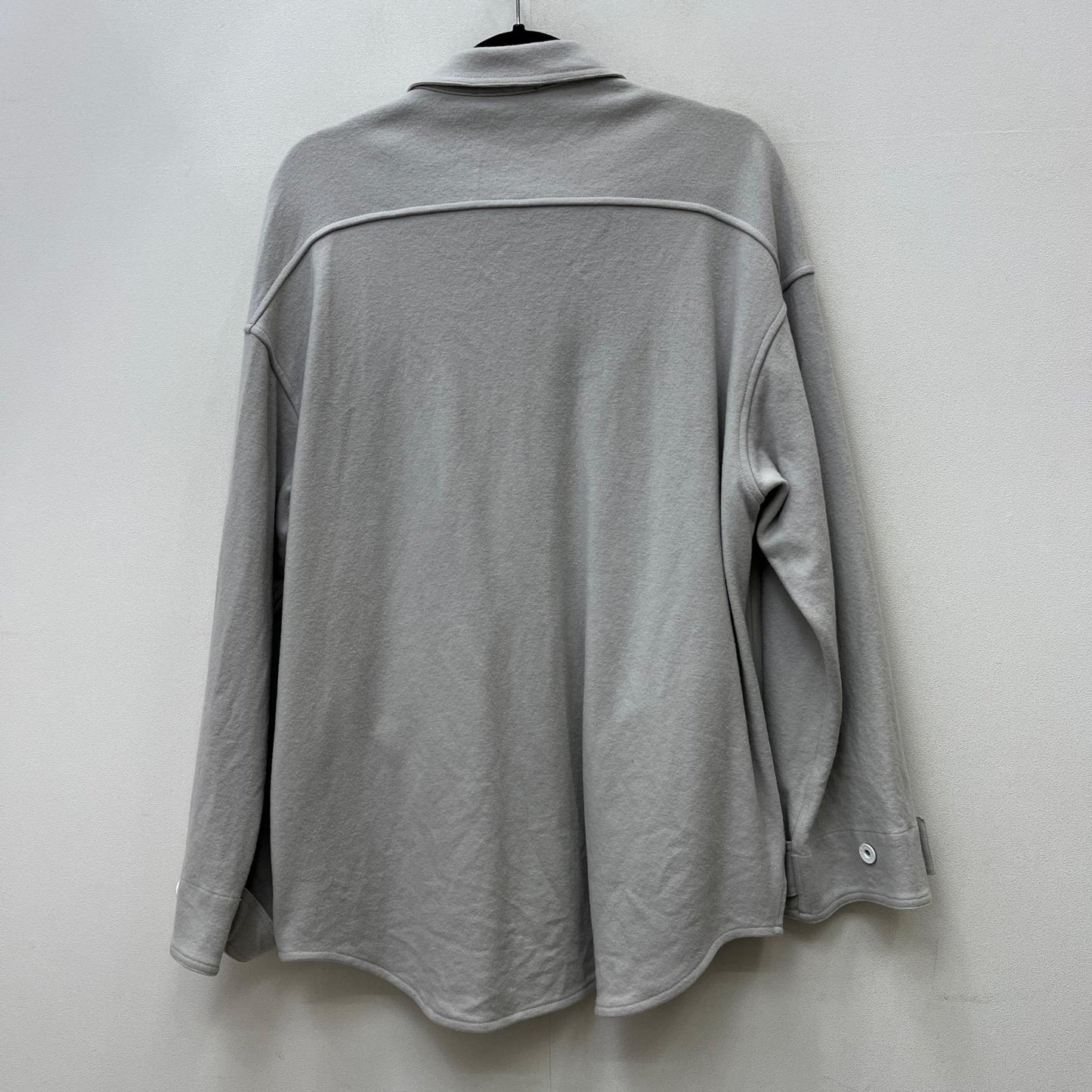 コットン バック ギャザー シャツ 長袖シャツ 21wst305 サイズ：46【加古川店】