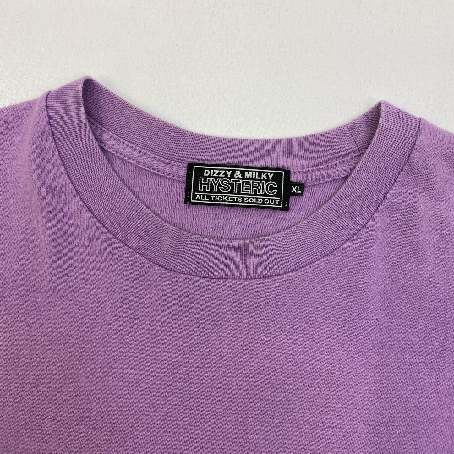 HYSTERIC GLAMOUR | ヒステリックグラマー ALWAYS GOOD TIME 半袖Ｔシャツ 02231ct16 パープル サイズ：XL【加古川店】
