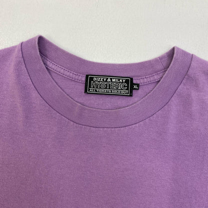 HYSTERIC GLAMOUR | ヒステリックグラマー ALWAYS GOOD TIME 半袖Ｔシャツ 02231ct16 パープル サイズ：XL【加古川店】