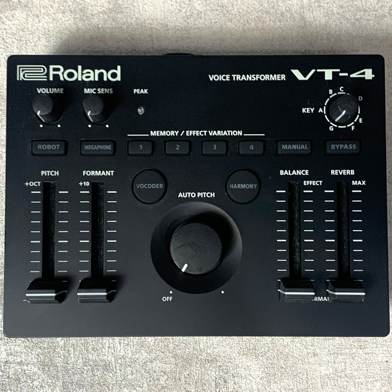 Roland | ローランド ボーカル用エフェクター 楽器 VT-4 VOICE TRANSFORMER【加古川店】