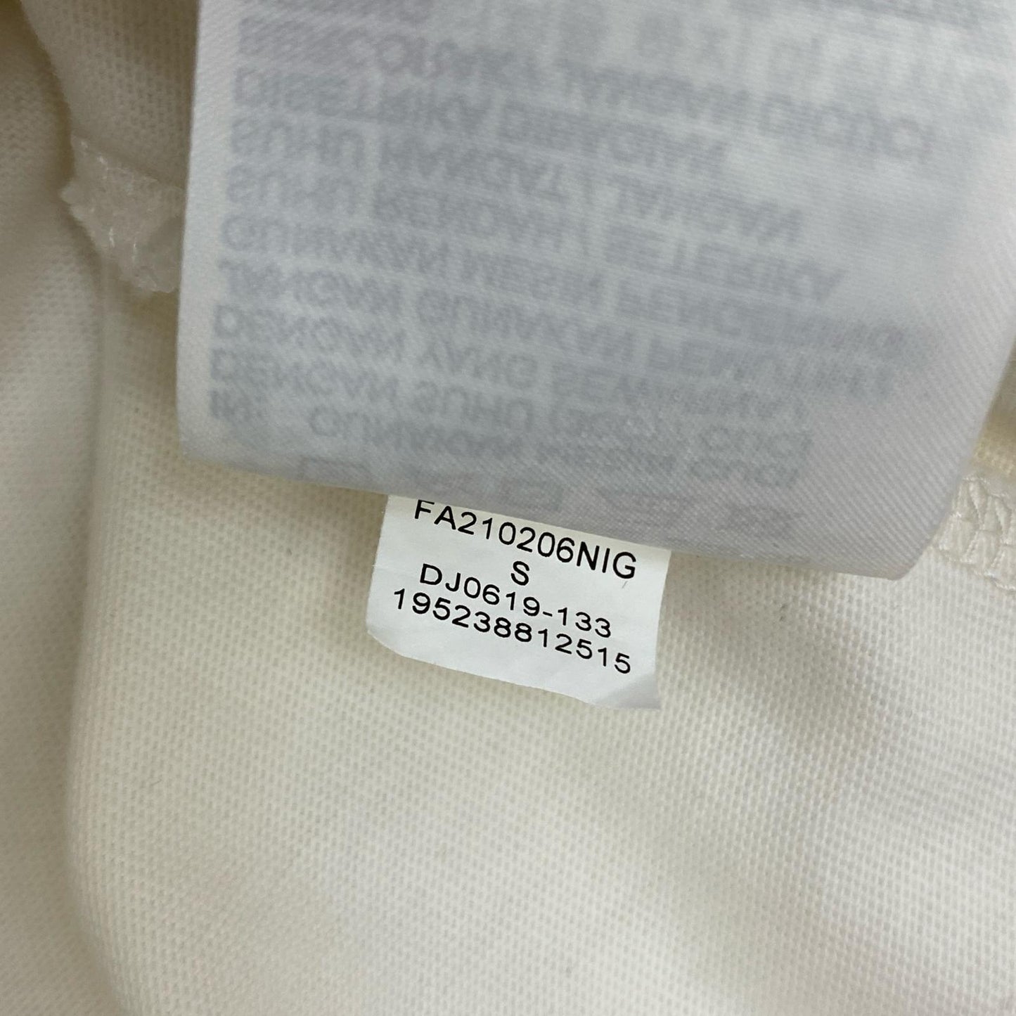 JORDAN | ジョーダン Travis Scott Fragment Tee White 半袖Ｔシャツ DJ0619-133 ホワイト サイズ：S【加古川店】
