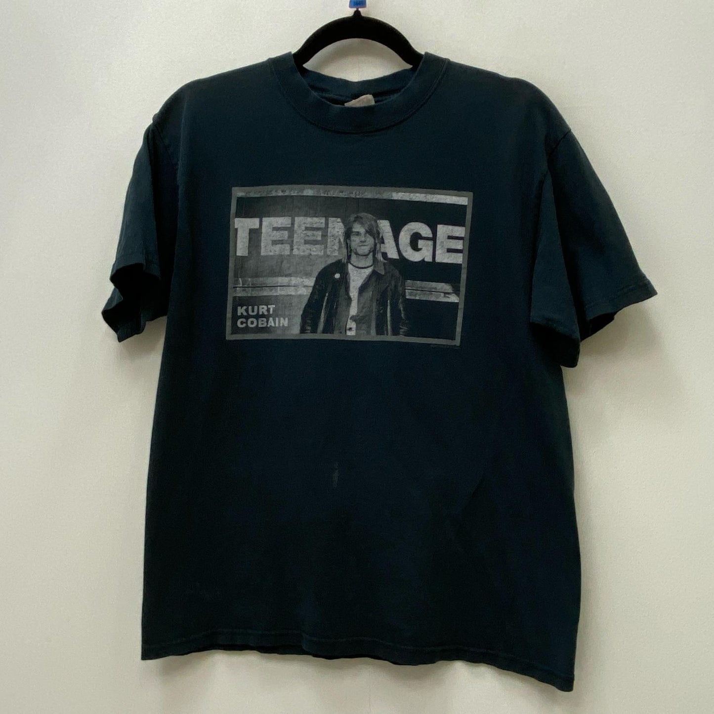 kurt cobain:TEENAGE 半袖Ｔシャツ ブラック サイズ：M【加古川店】