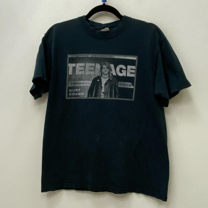 kurt cobain:TEENAGE 半袖Ｔシャツ ブラック サイズ：M【加古川店】