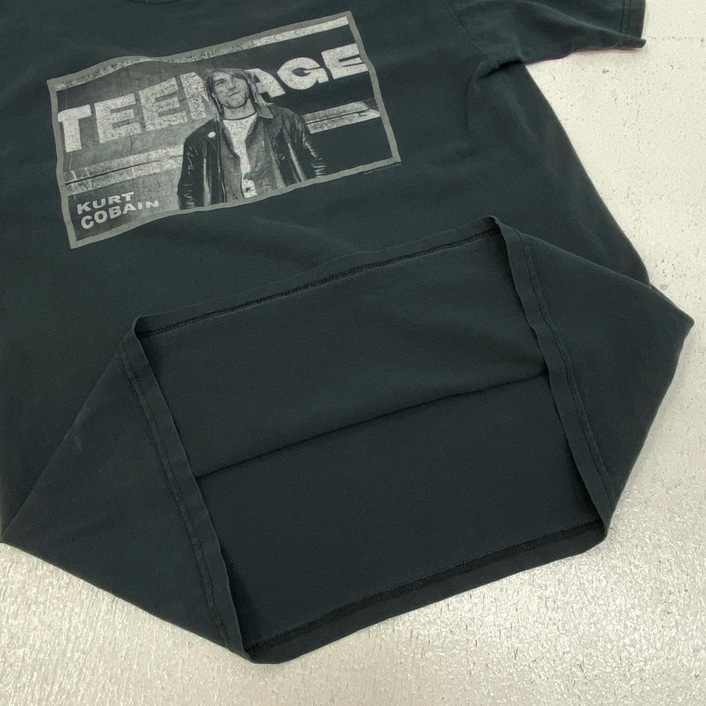 kurt cobain:TEENAGE 半袖Ｔシャツ ブラック サイズ：M【加古川店】