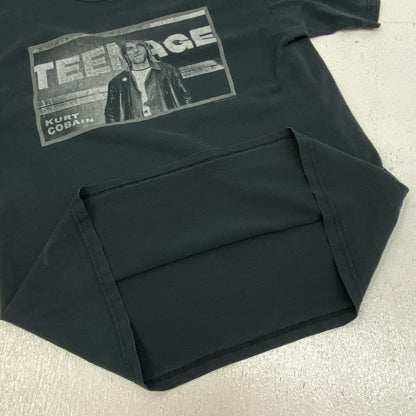 kurt cobain:TEENAGE 半袖Ｔシャツ ブラック サイズ：M【加古川店】