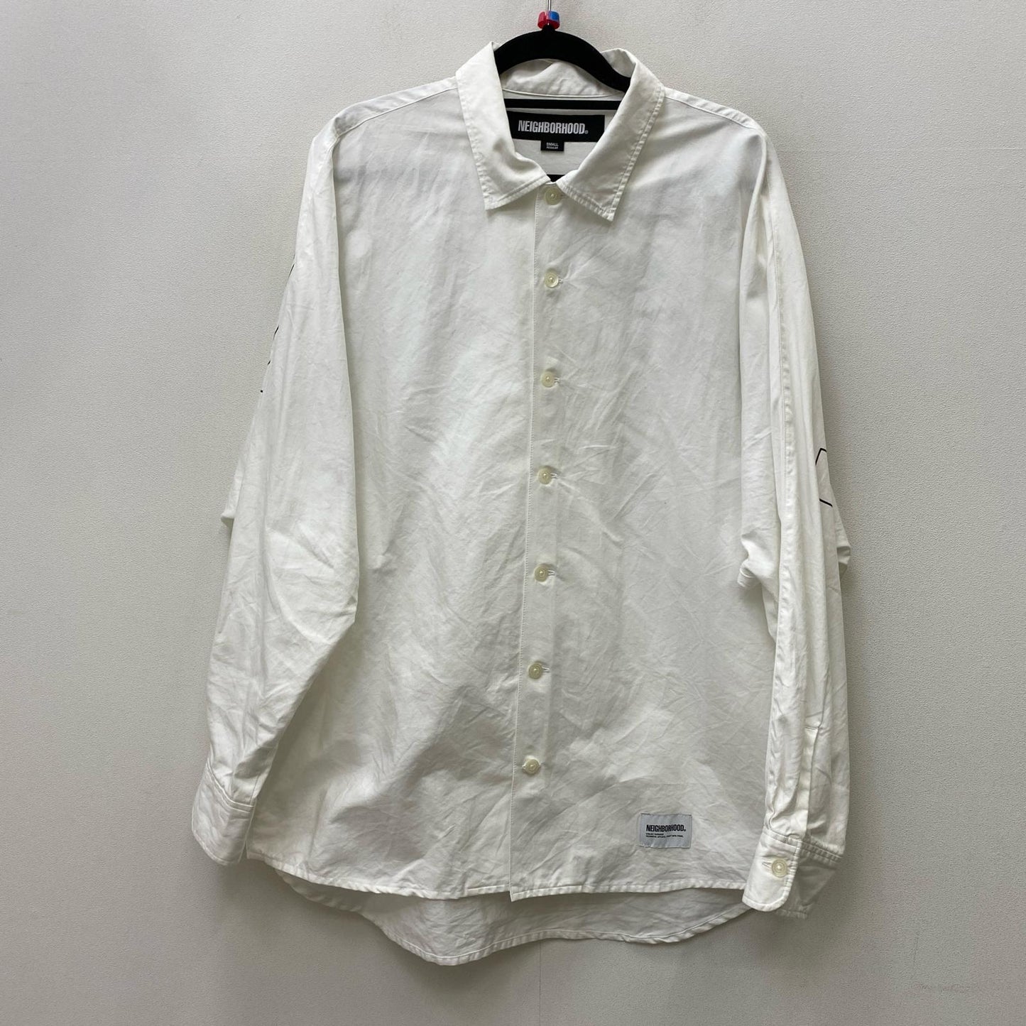NEIGHBORHOOD | ネイバーフッド DOLMANSLEEVE SHIRT 長袖シャツ 232AQNH-SHM0 ホワイト サイズ：S【加古川店】