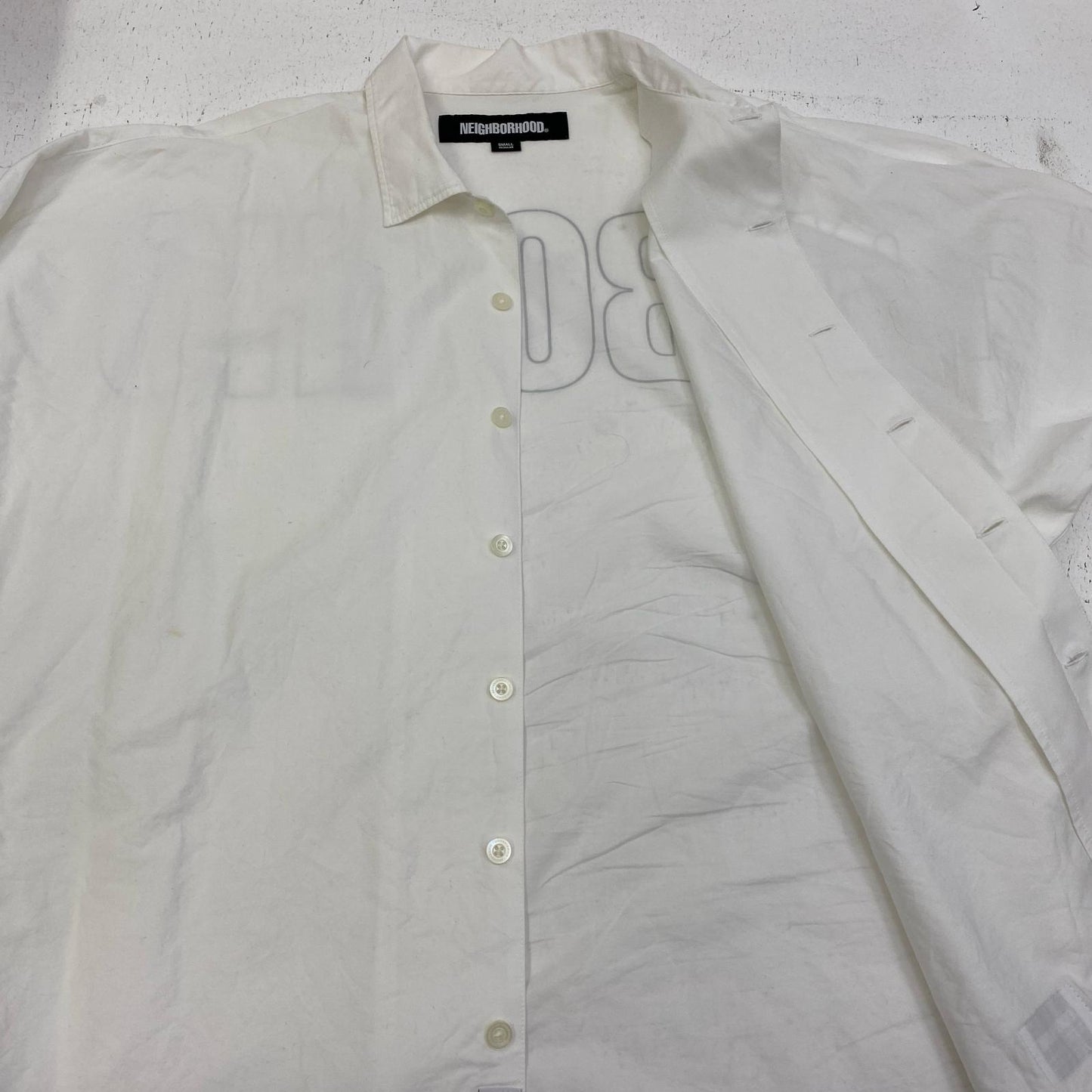 NEIGHBORHOOD | ネイバーフッド DOLMANSLEEVE SHIRT 長袖シャツ 232AQNH-SHM0 ホワイト サイズ：S【加古川店】