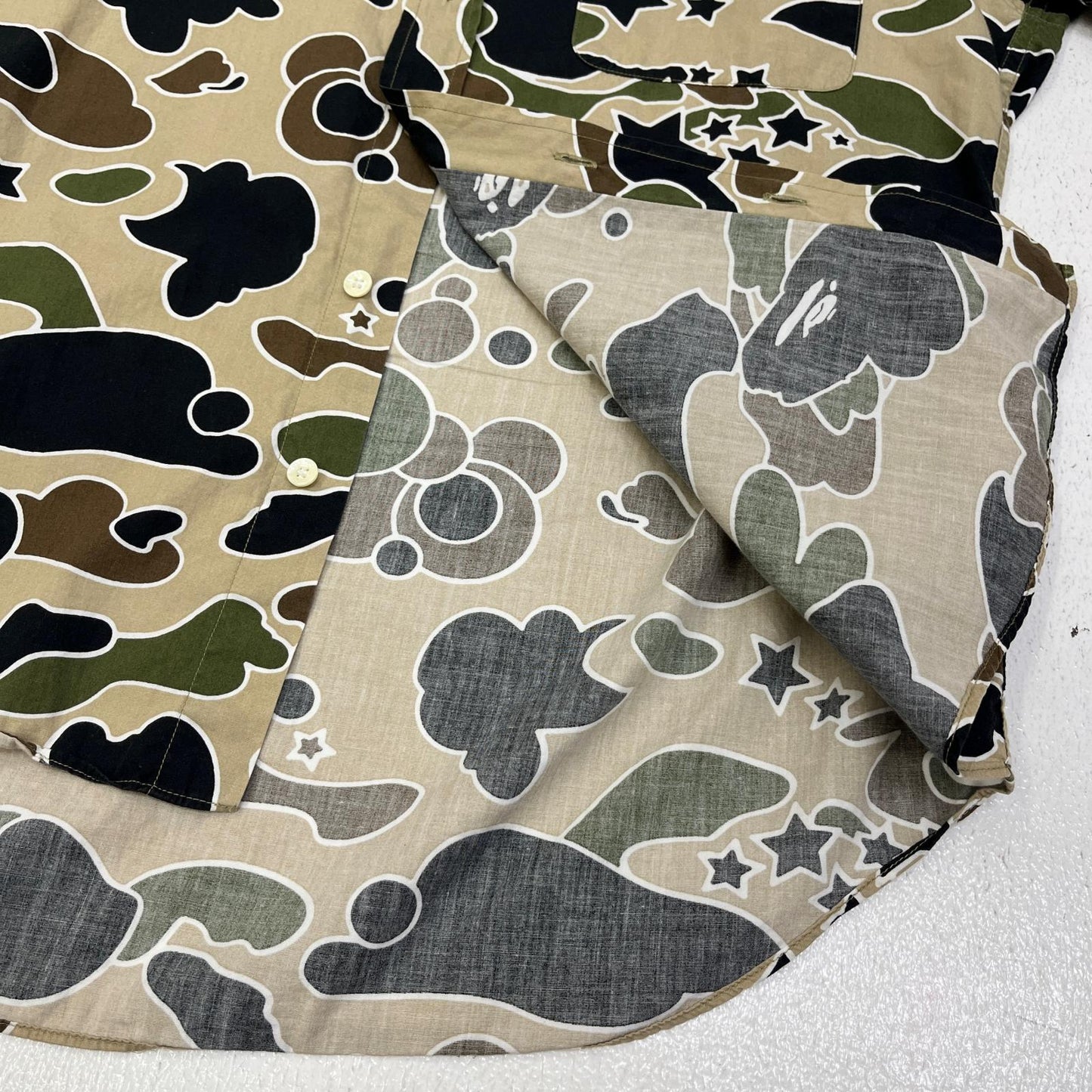 A BATHING APE | アベイシングエイプ 長袖シャツ カモ サイズ：M【加古川店】