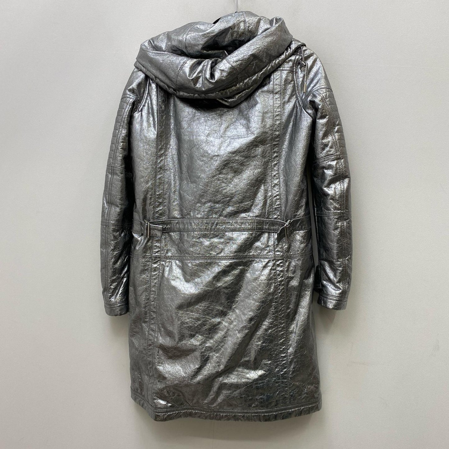 DIESEL | ディーゼル 中綿レザーコート レザー シルバー サイズ：40【加古川店】