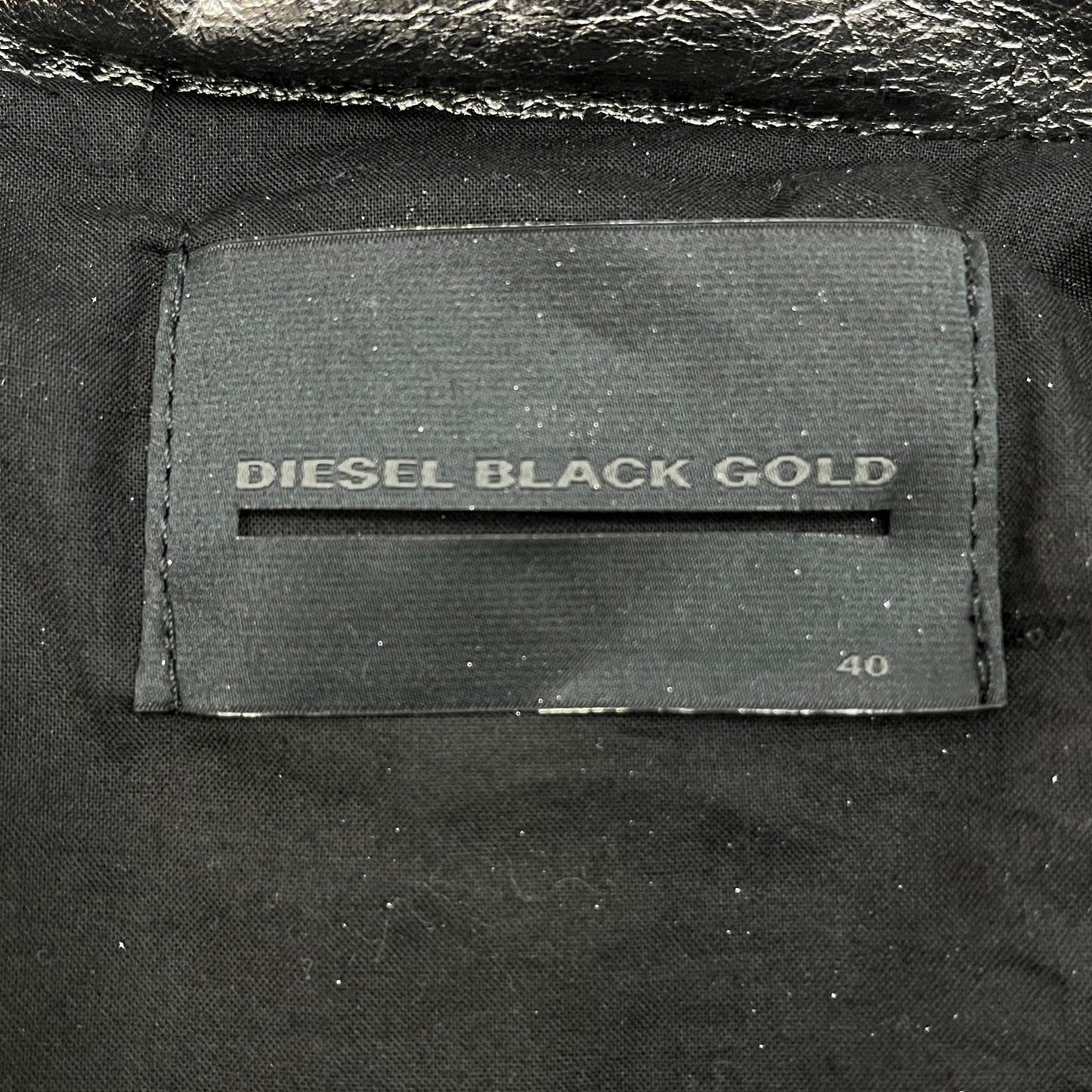 DIESEL | ディーゼル 中綿レザーコート レザー シルバー サイズ：40【加古川店】
