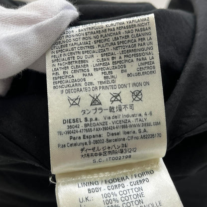 DIESEL | ディーゼル 中綿レザーコート レザー シルバー サイズ：40【加古川店】