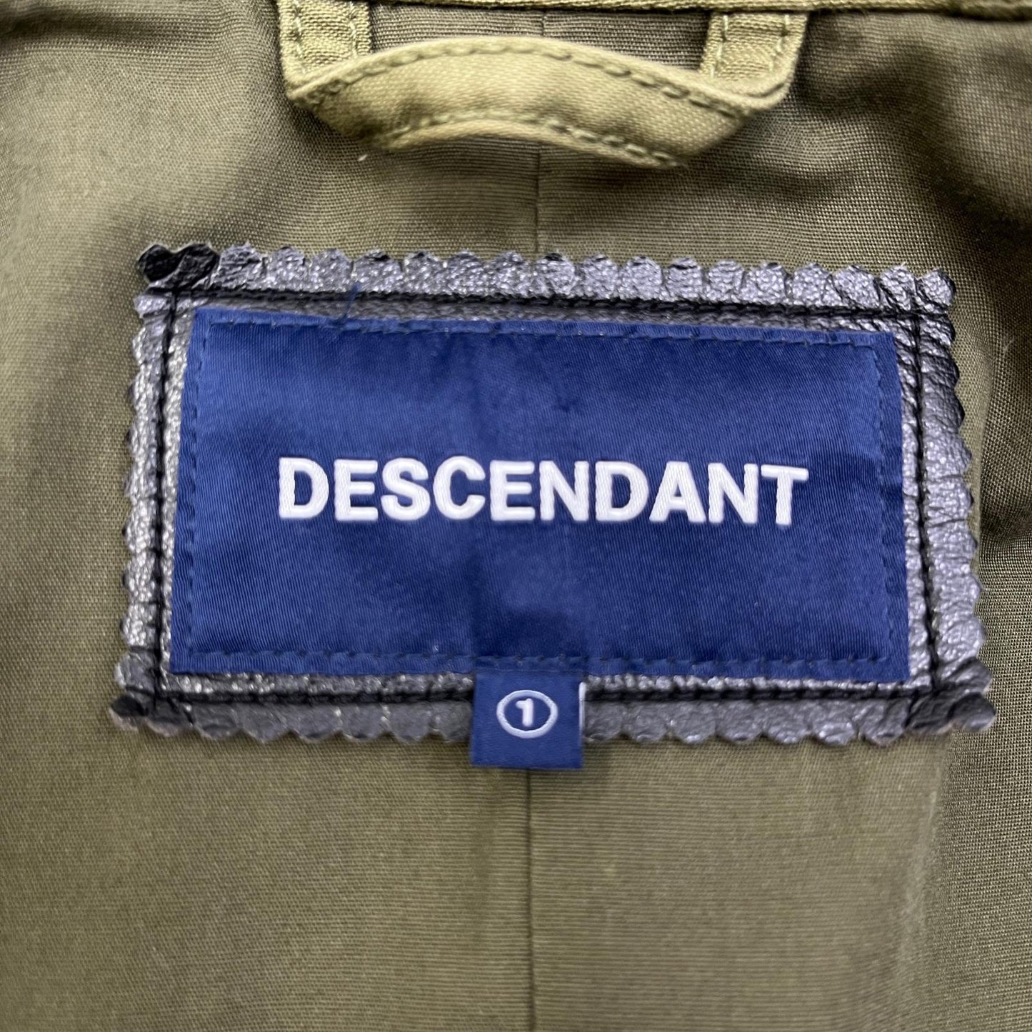 DESCENDANT | ディセンダント BALBOA SATIN JACKET ミリタリージャケット カーキ サイズ：1【加古川店】