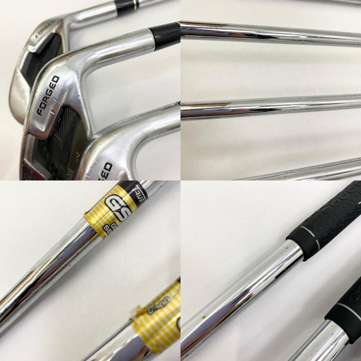 【ゴルフ用品】 Callaway | キャロウェイ LEGACY FORGED(2008) 5本ｾｯﾄ TRUE TEMPER GS95 S200 6～9.P フレックスS【加古川店】