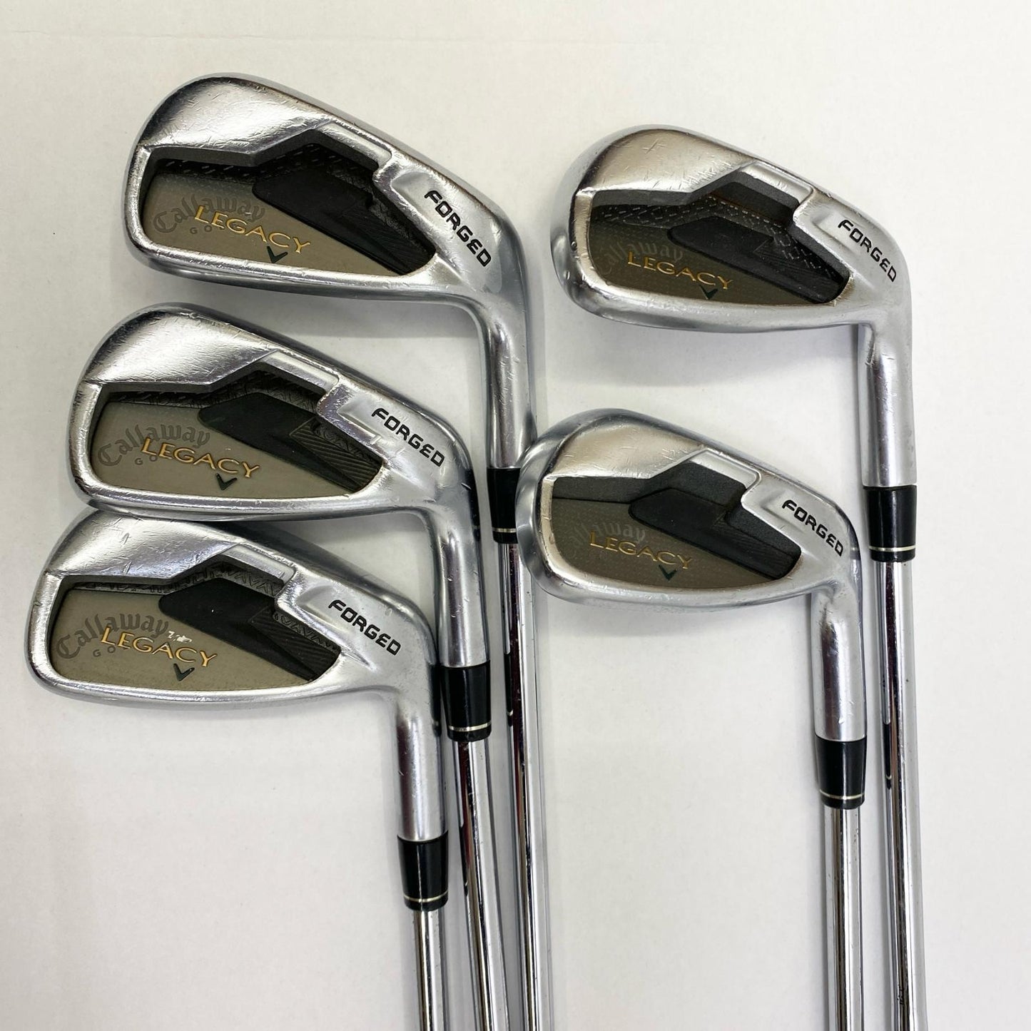 【ゴルフ用品】 Callaway | キャロウェイ LEGACY FORGED(2008) 5本ｾｯﾄ TRUE TEMPER GS95 S200 6～9.P フレックスS【加古川店】