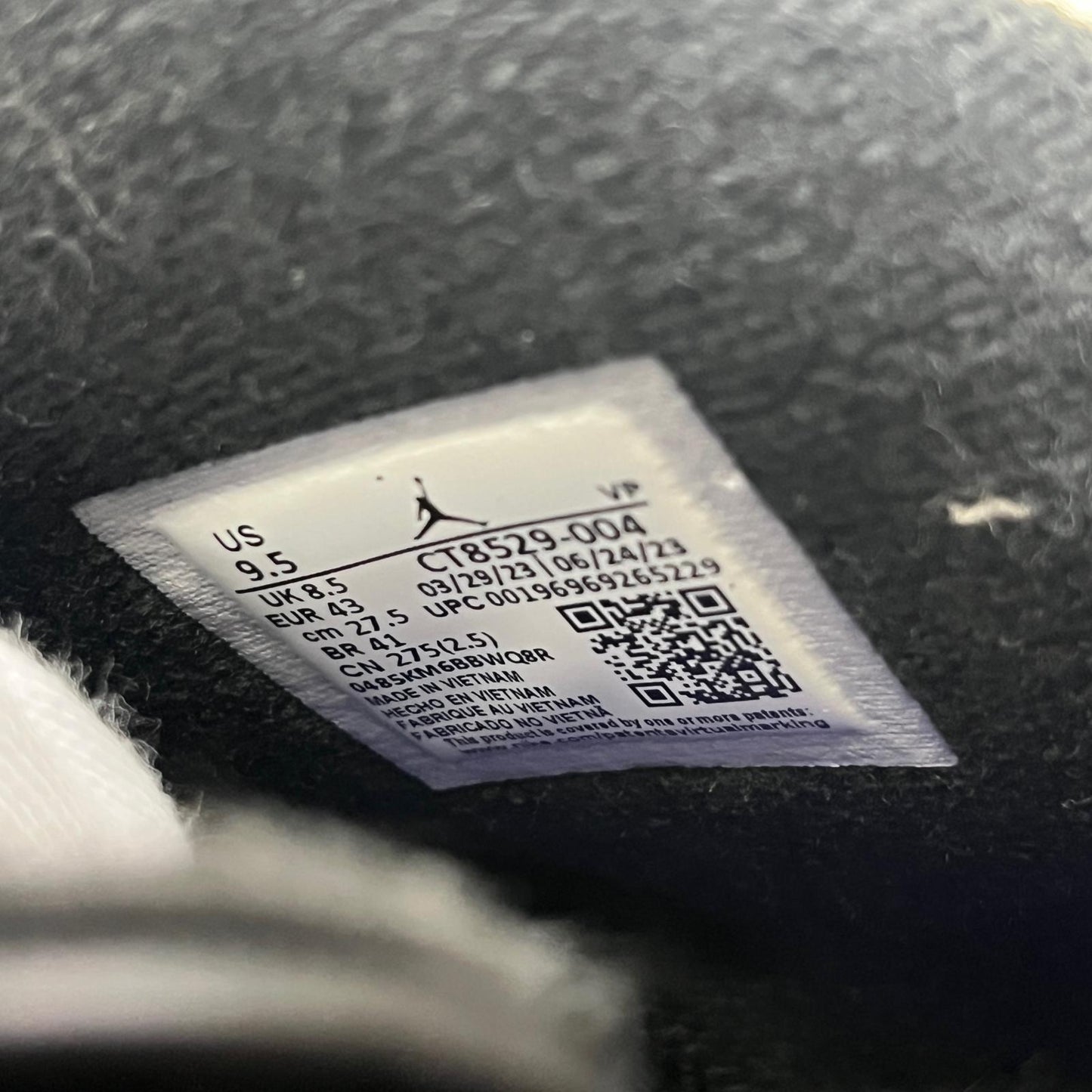 NIKE | ナイキ Nike Air Jordan 6 Retro スニーカー CT8529-004 ブラック 27.5cm【加古川店】