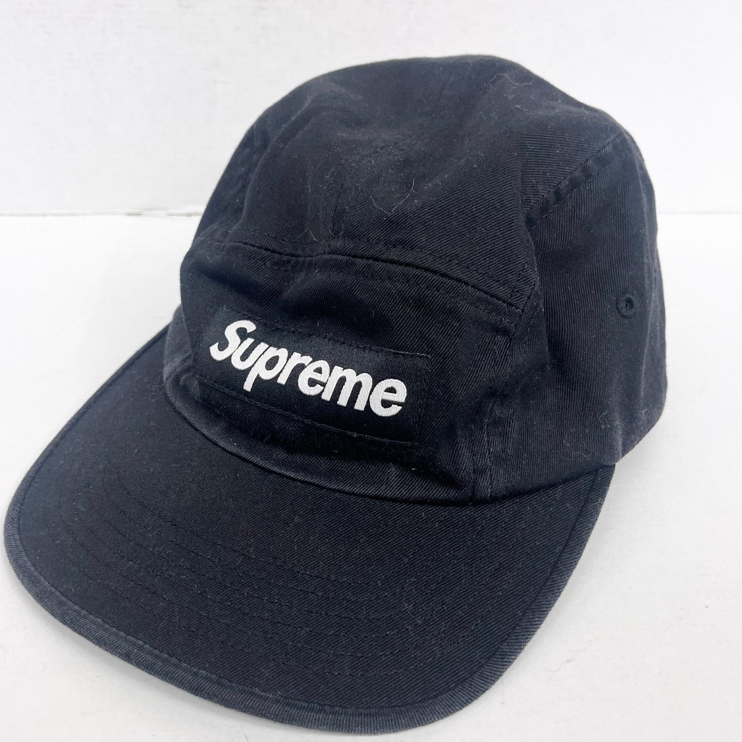 Supreme | シュプリーム Washed Chino Twill Camp Cap キャップ ブラック