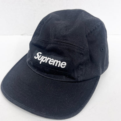 Supreme | シュプリーム Washed Chino Twill Camp Cap キャップ ブラック