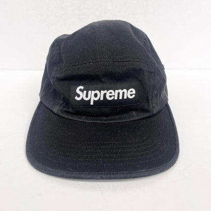 Supreme | シュプリーム Washed Chino Twill Camp Cap キャップ ブラック