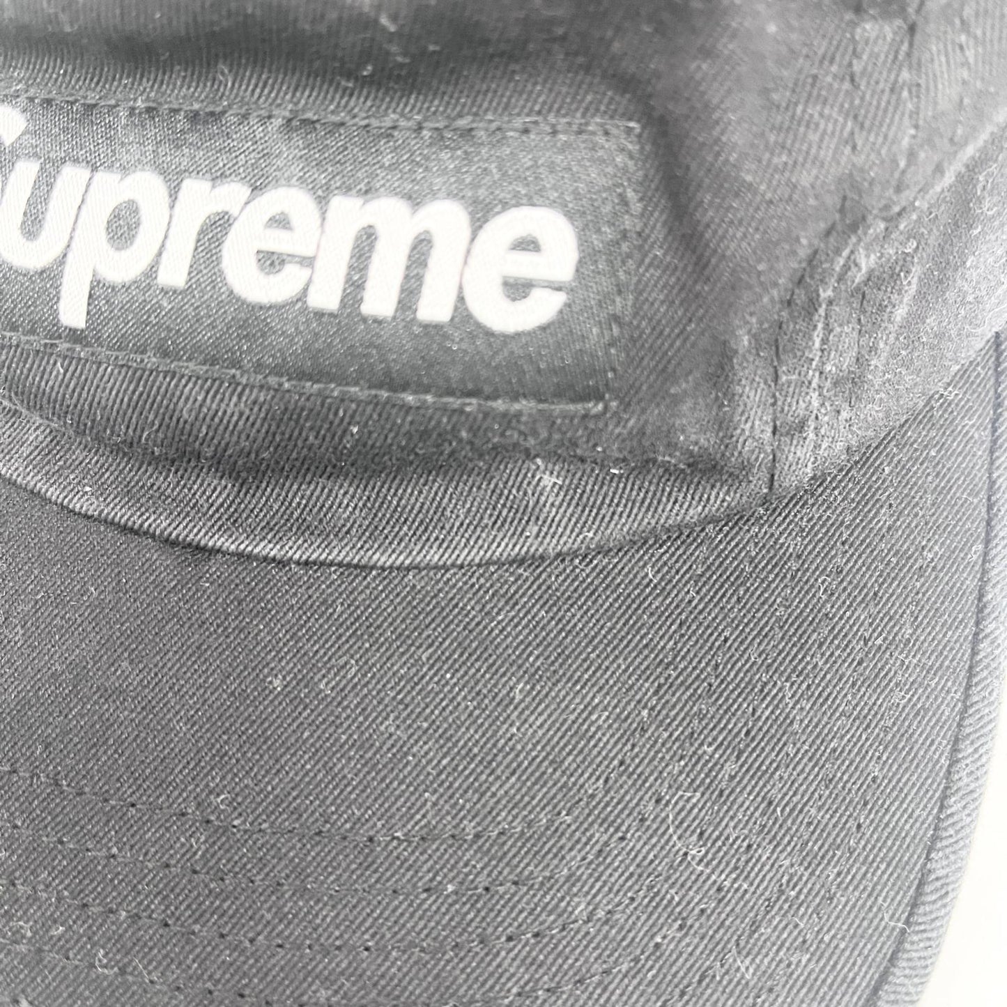 Supreme | シュプリーム Washed Chino Twill Camp Cap キャップ ブラック