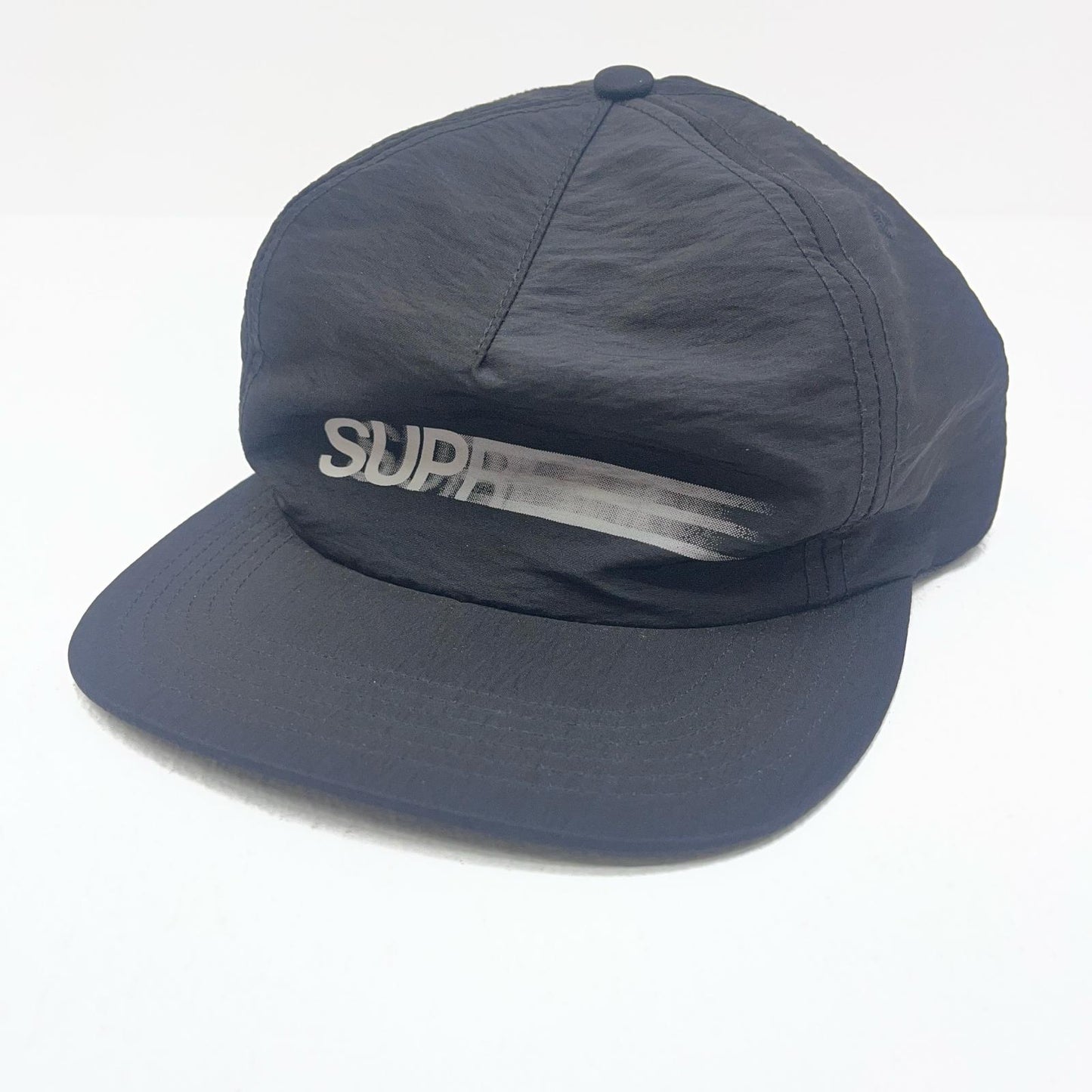 Supreme | シュプリーム Motion Logo Iridescent 5-Panel キャップ ブラック