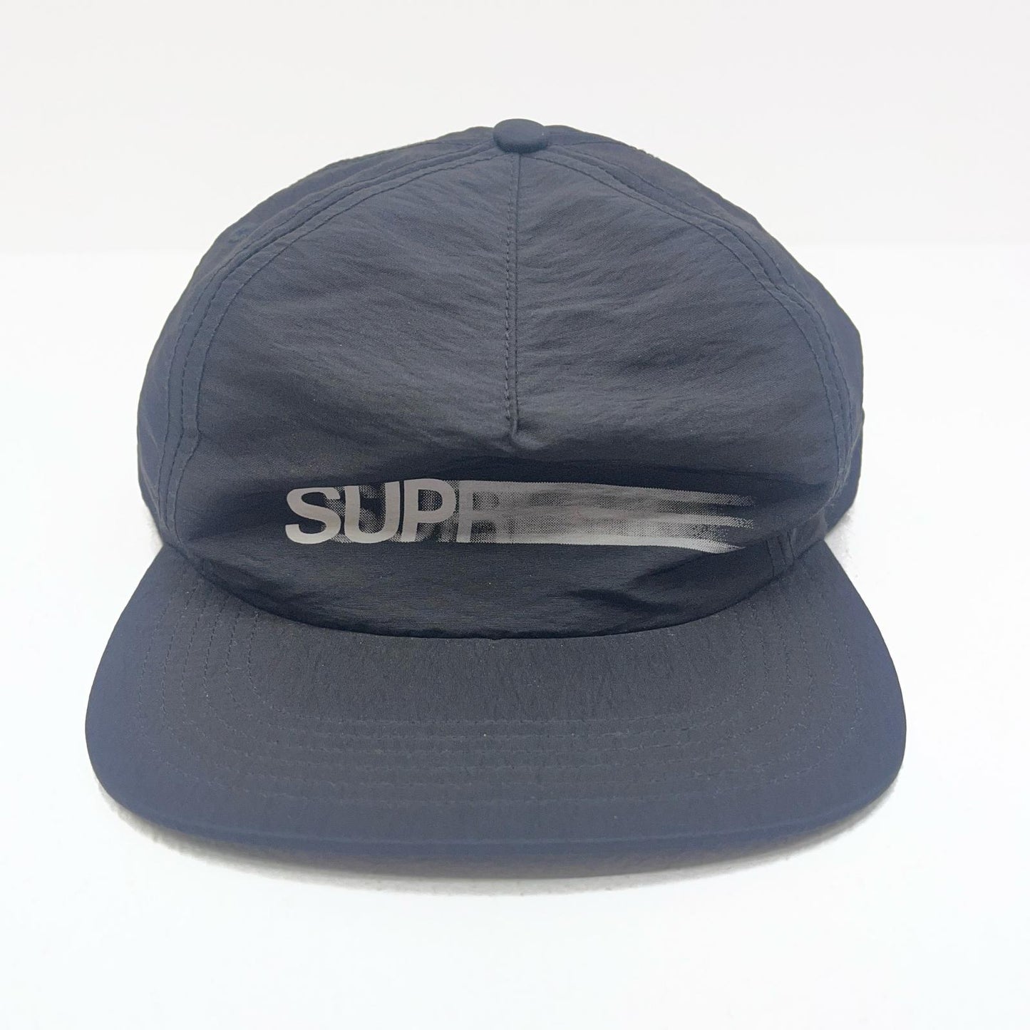 Supreme | シュプリーム Motion Logo Iridescent 5-Panel キャップ ブラック