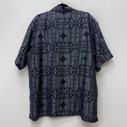 Supreme | シュプリーム Tray Jacquard S/S Shirt 半袖シャツ 総柄 24SS Lサイズ 半袖シャツ サイズ：L