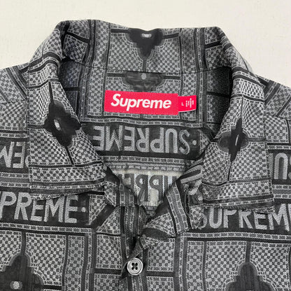 Supreme | シュプリーム Tray Jacquard S/S Shirt 半袖シャツ 総柄 24SS Lサイズ 半袖シャツ サイズ：L