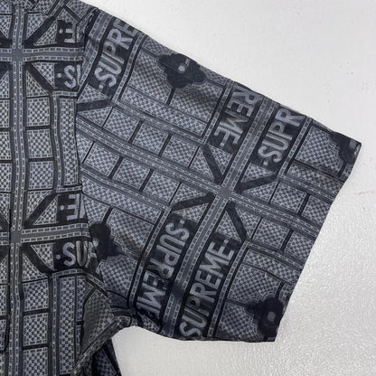 Supreme | シュプリーム Tray Jacquard S/S Shirt 半袖シャツ 総柄 24SS Lサイズ 半袖シャツ サイズ：L