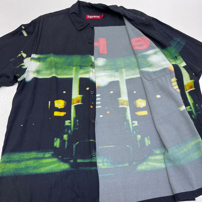 Supreme | シュプリーム Hell S/S Shirt 半袖シャツ ブラック 23FW Lサイズ 左袖破れ 半袖シャツ ブラック サイズ：L
