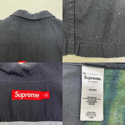 Supreme | シュプリーム Hell S/S Shirt 半袖シャツ ブラック 23FW Lサイズ 左袖破れ 半袖シャツ ブラック サイズ：L