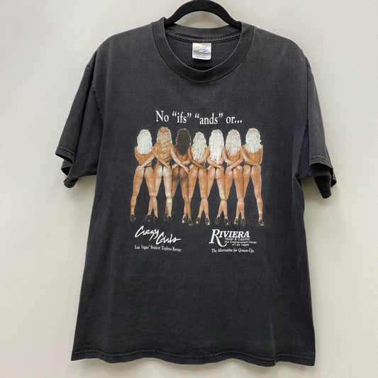Riviera Hotel & Casino Crazy Girls 半袖Ｔシャツ ブラック サイズ：L【加古川店】