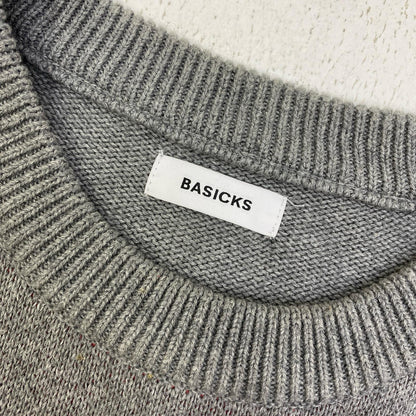 HEART KNIT ニット グレー サイズ：L【加古川店】