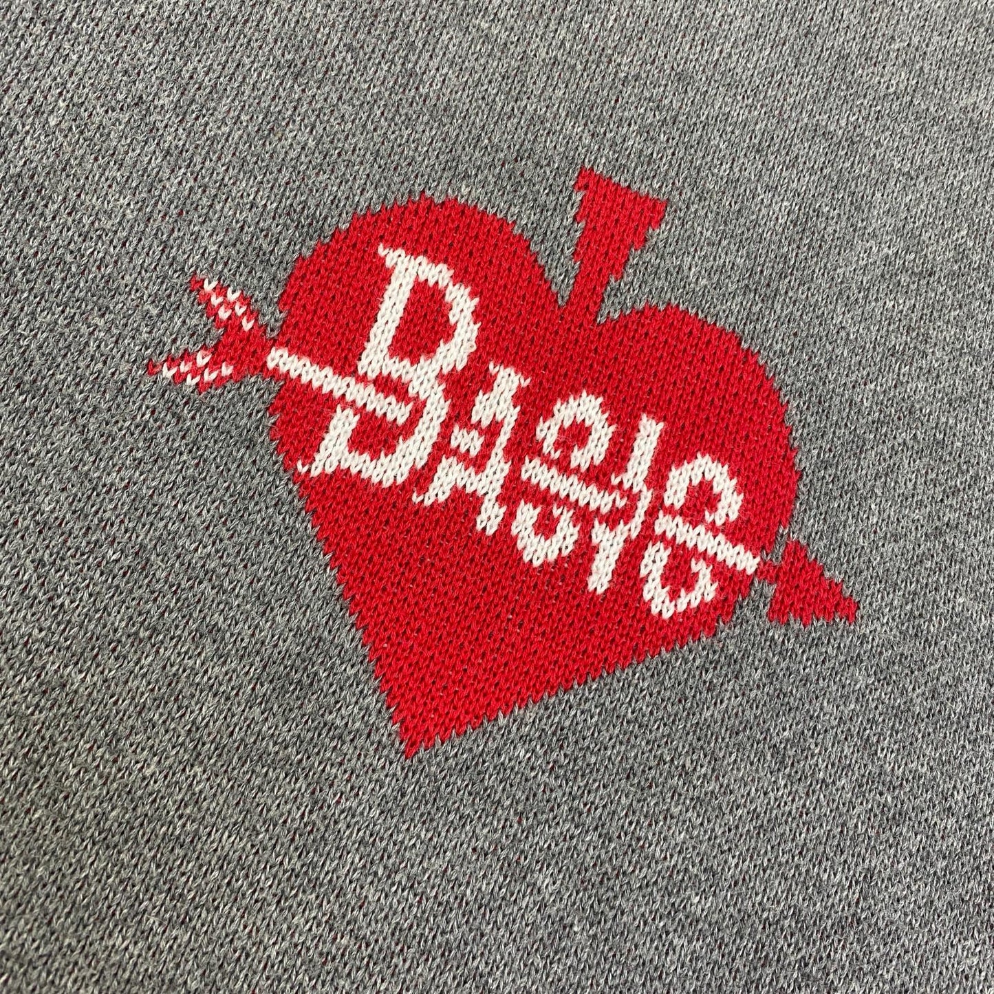 HEART KNIT ニット グレー サイズ：L【加古川店】