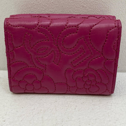 CHANEL | シャネル アイコンステッチ スモールウォレット 三つ折り財布 A70615【加古川店】