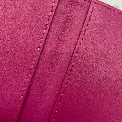 CHANEL | シャネル アイコンステッチ スモールウォレット 三つ折り財布 A70615【加古川店】
